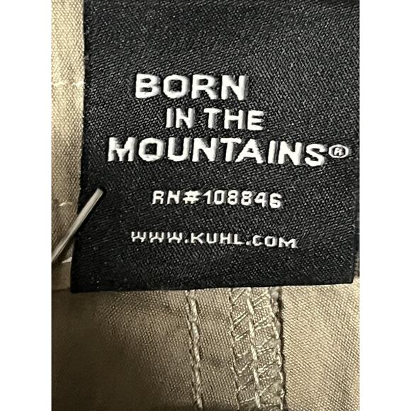 Kuhl Pants Womens 6 Beige Cargo Capri Stretch Lightweight Hiking Outdoor Travel - Picture 4 of 11